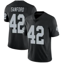 Youth Phalen Sanford Las Vegas Raiders No.42 Limited Team Color Vapor Untouchable Jersey - Black