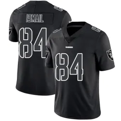 Youth Qadir Ismail Las Vegas Raiders No.84 Limited Jersey - Black Impact