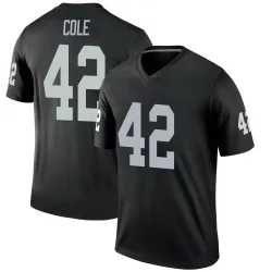 Youth Qwynnterrio Cole Las Vegas Raiders No.42 Legend Jersey - Black