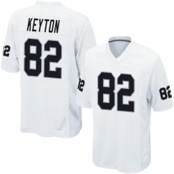 Youth Ramel Keyton Las Vegas Raiders No.82 Game Jersey - White