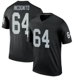 Youth Richie Incognito Las Vegas Raiders No.64 Legend Jersey - Black