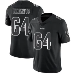 Youth Richie Incognito Las Vegas Raiders No.64 Limited Jersey - Black Impact