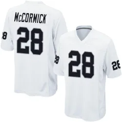 Youth Sincere McCormick Las Vegas Raiders No.28 Game Jersey - White