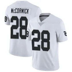 Youth Sincere McCormick Las Vegas Raiders No.28 Limited Vapor Untouchable Jersey - White