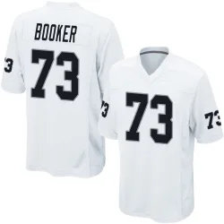 Youth Tank Booker Las Vegas Raiders No.73 Game Jersey - White