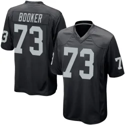Youth Tank Booker Las Vegas Raiders No.73 Game Team Color Jersey - Black