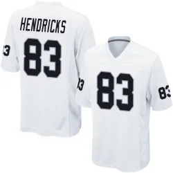 Youth Ted Hendricks Las Vegas Raiders No.83 Game Jersey - White