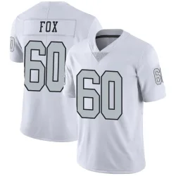 Youth Tomari Fox Las Vegas Raiders No.60 Limited Color Rush Jersey - White