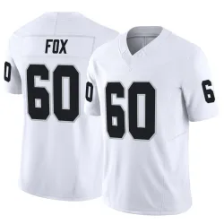 Youth Tomari Fox Las Vegas Raiders No.60 Limited Vapor F.U.S.E. Jersey - White