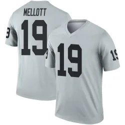Youth Tommy Mellott Las Vegas Raiders No.19 Legend Inverted Silver Jersey
