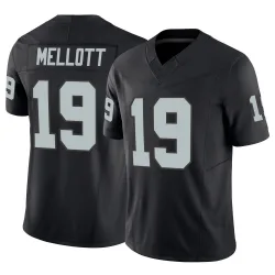 Youth Tommy Mellott Las Vegas Raiders No.19 Limited Vapor F.U.S.E. Jersey - Black