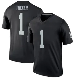 Youth Tre Tucker Las Vegas Raiders No.1 Legend Jersey - Black
