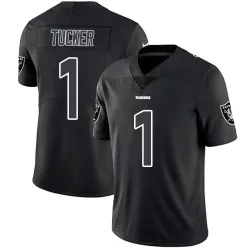 Youth Tre Tucker Las Vegas Raiders No.1 Limited Jersey - Black Impact