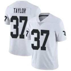 Youth Trey Taylor Las Vegas Raiders No.37 Limited Vapor Untouchable Jersey - White