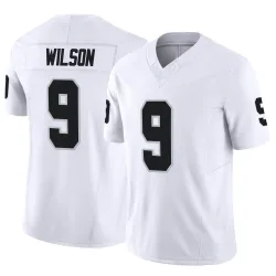 Youth Tyree Wilson Las Vegas Raiders No.9 Limited Vapor F.U.S.E. Jersey - White