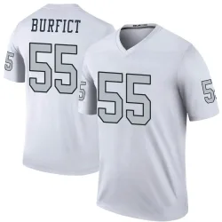Youth Vontaze Burfict Las Vegas Raiders No.55 Legend Color Rush Jersey - White