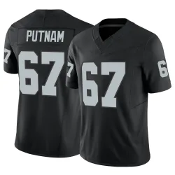 Youth Will Putnam Las Vegas Raiders No.67 Limited Vapor F.U.S.E. Jersey - Black