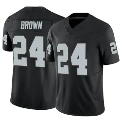 Youth Willie Brown Las Vegas Raiders No.24 Limited Vapor F.U.S.E. Jersey - Black
