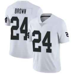 Youth Willie Brown Las Vegas Raiders No.24 Limited Vapor Untouchable Jersey - White