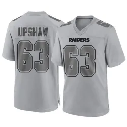 Youth Wilson Gene Upshaw Las Vegas Raiders No.63 Game Atmosphere Fashion Jersey - Gray