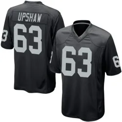 Youth Wilson Gene Upshaw Las Vegas Raiders No.63 Game Team Color Jersey - Black