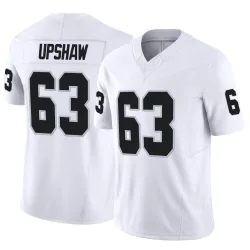 Youth Wilson Gene Upshaw Las Vegas Raiders No.63 Limited Vapor F.U.S.E. Jersey - White
