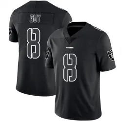Youth Wilson Ray Guy Las Vegas Raiders No.8 Limited Jersey - Black Impact