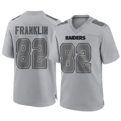 Youth Zakhari Franklin Las Vegas Raiders No.82 Game Atmosphere Fashion Jersey - Gray