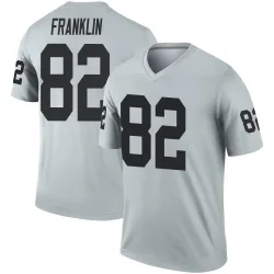 Youth Zakhari Franklin Las Vegas Raiders No.82 Legend Inverted Silver Jersey