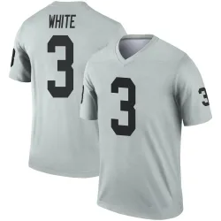 Youth Zamir White Las Vegas Raiders No.3 Legend Inverted Silver Jersey